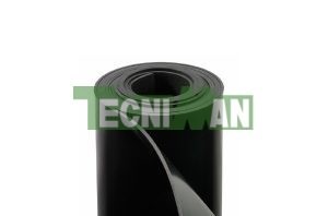 Plancha de caucho común negro