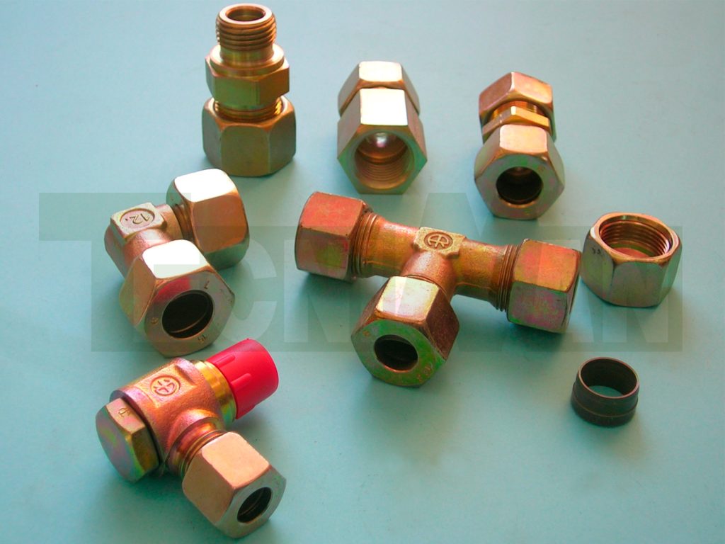 tipos de racores hidráulicos